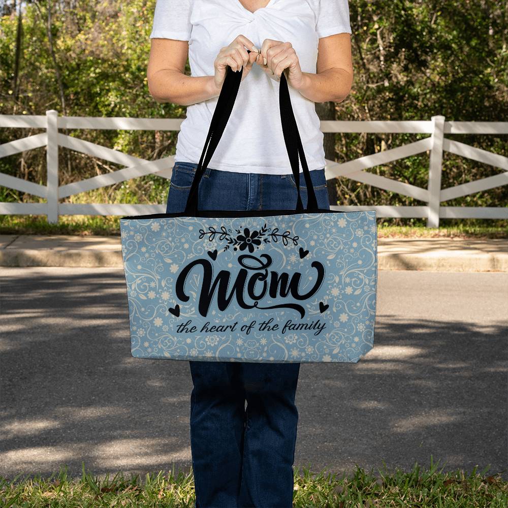 Mom  the heart Weekender Tote