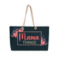 mom weekend tote bag