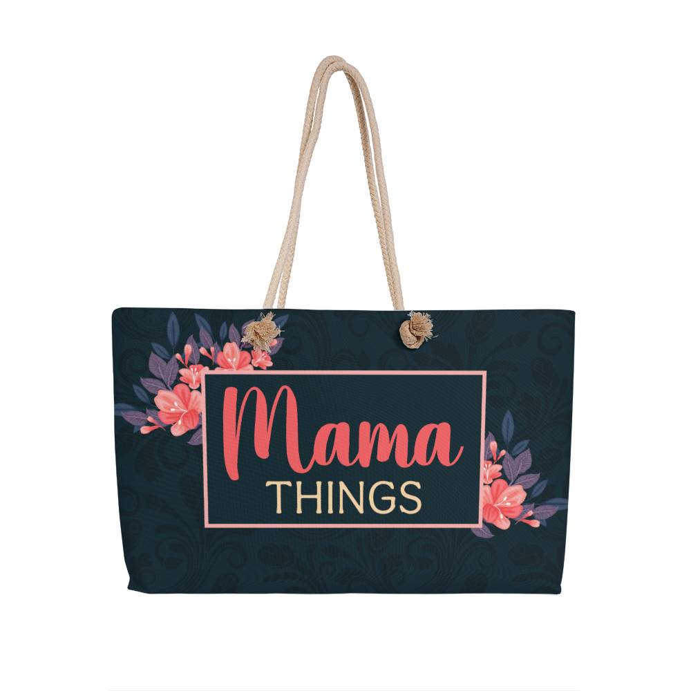 mom weekend tote bag