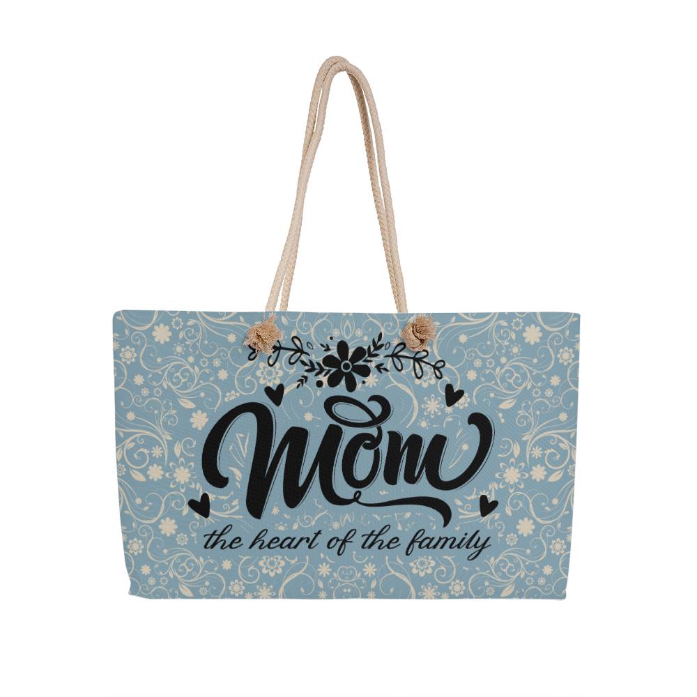 Mom  the heart Weekender Tote