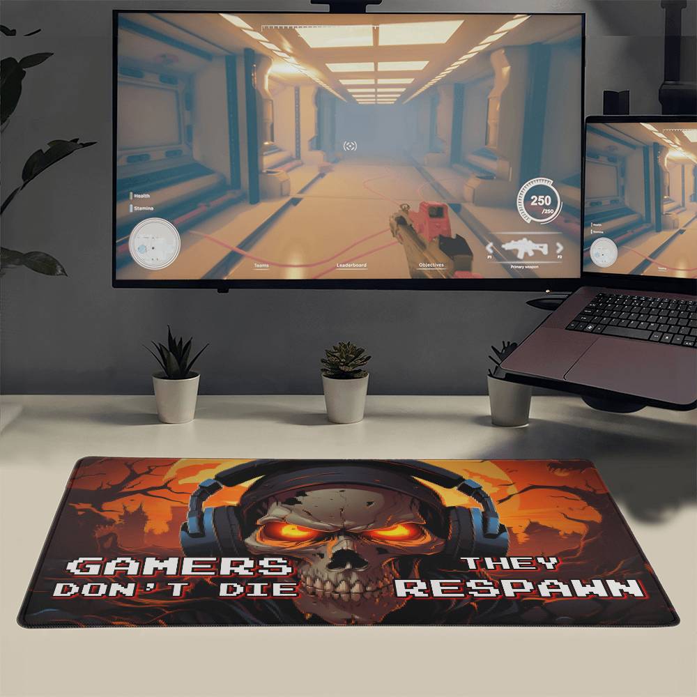 Gamer don't die Gaming Mat