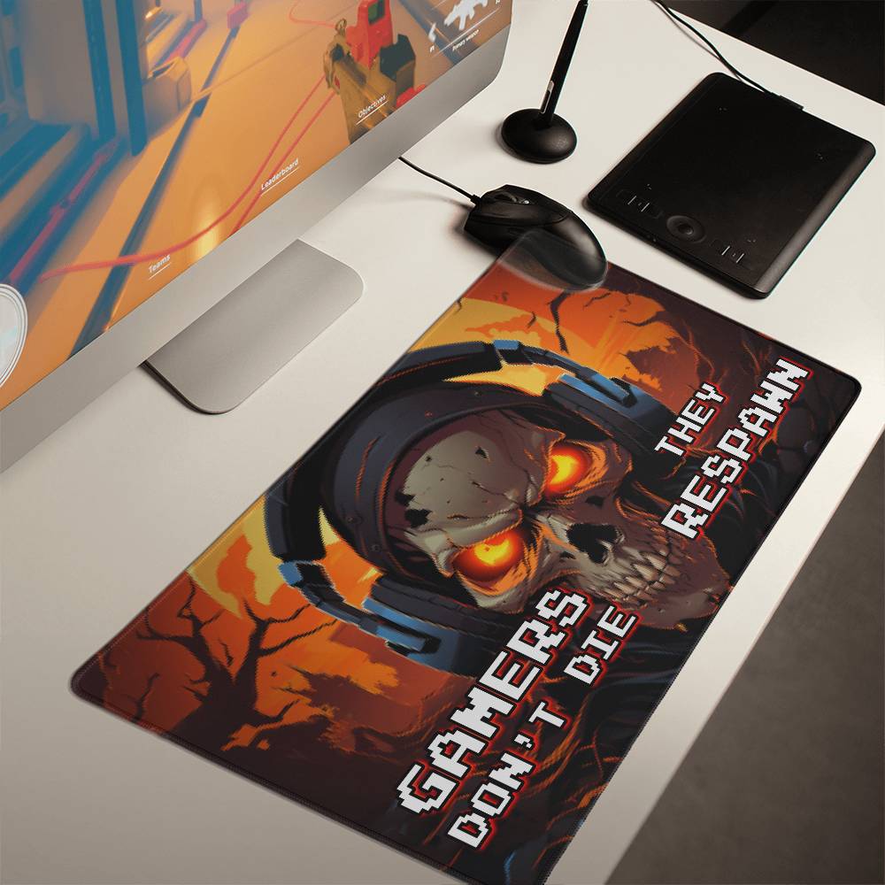 Gamer don't die Gaming Mat