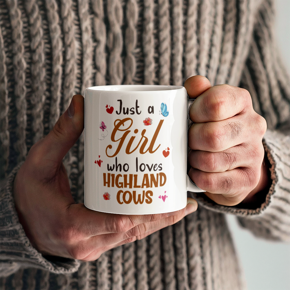 Just a girl White Ceramic Mug