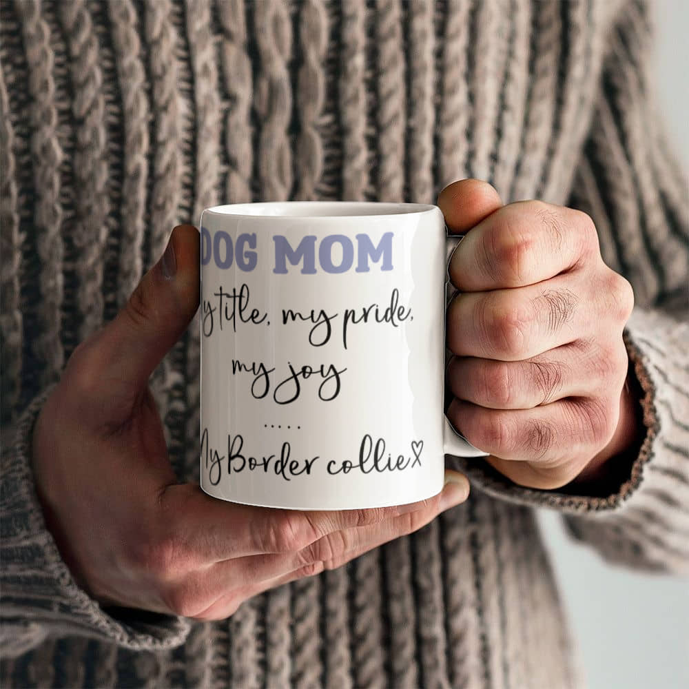 Dog Mom White Ceramic Mug