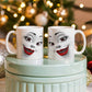 Women face 3D White Ceramic Mug
