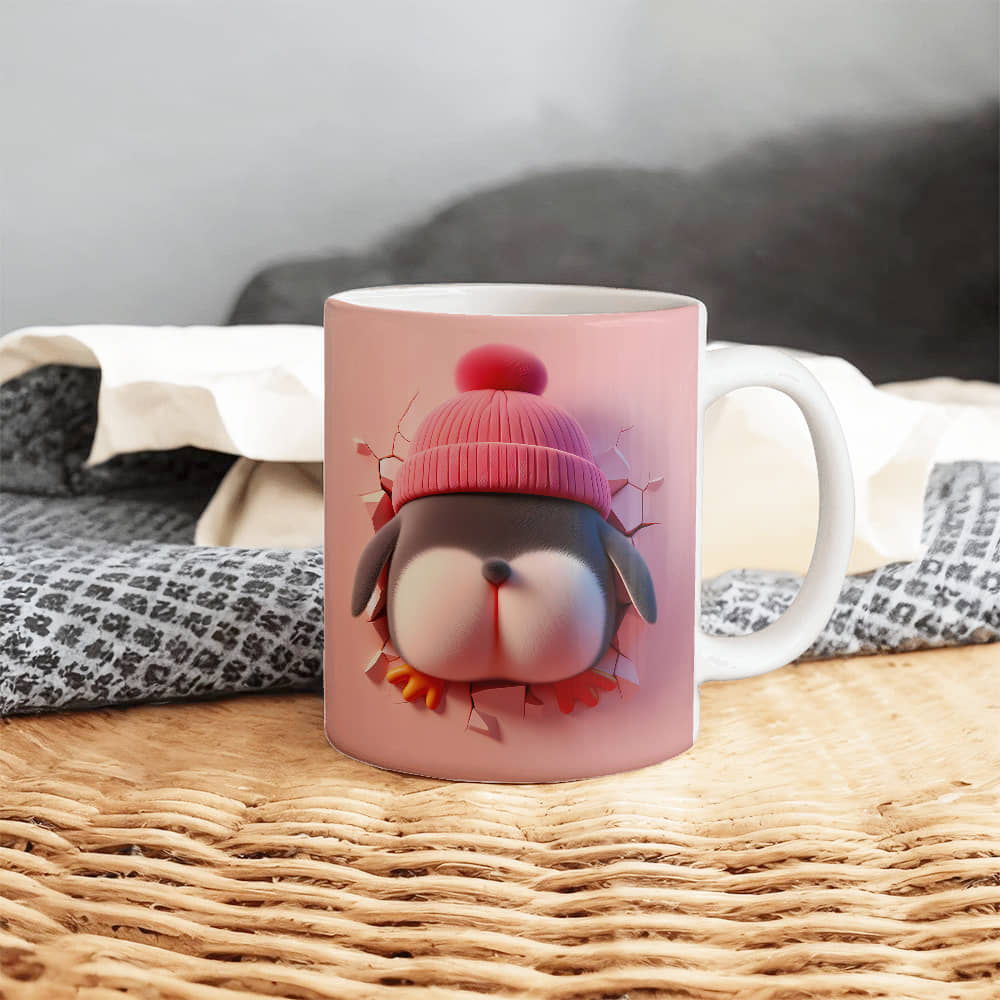 Valentine's   Penguin  Ceramic Mug