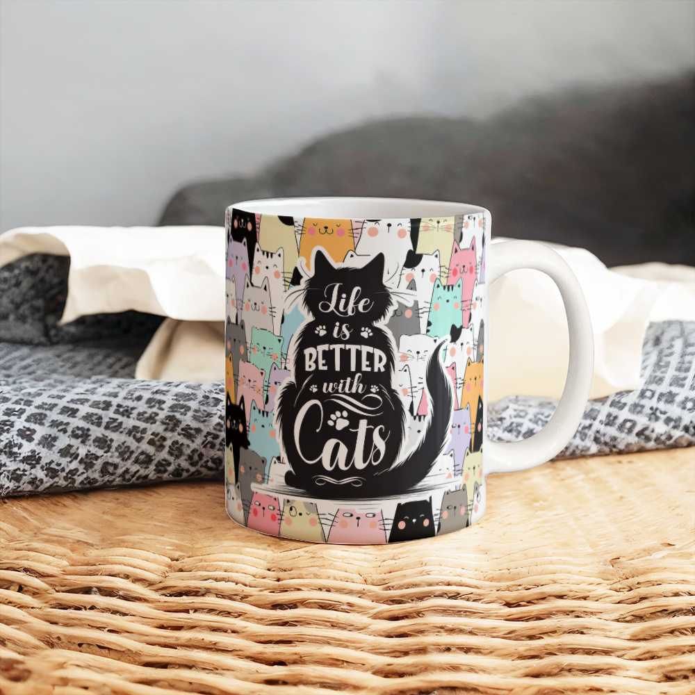 Cats mug White Ceramic Mug