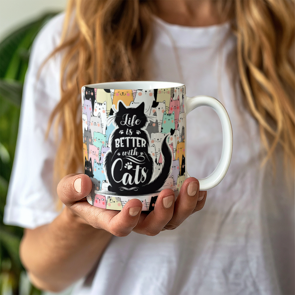 Cats mug White Ceramic Mug