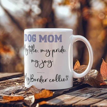 Dog Mom White Ceramic Mug