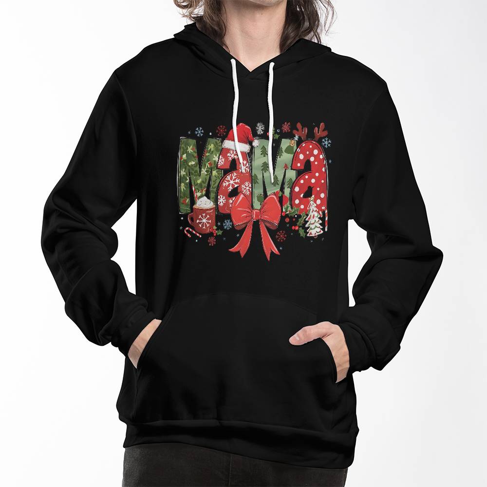 MAMA Bella + Canvas 3719 Unisex Pullover Hoodie Front Print