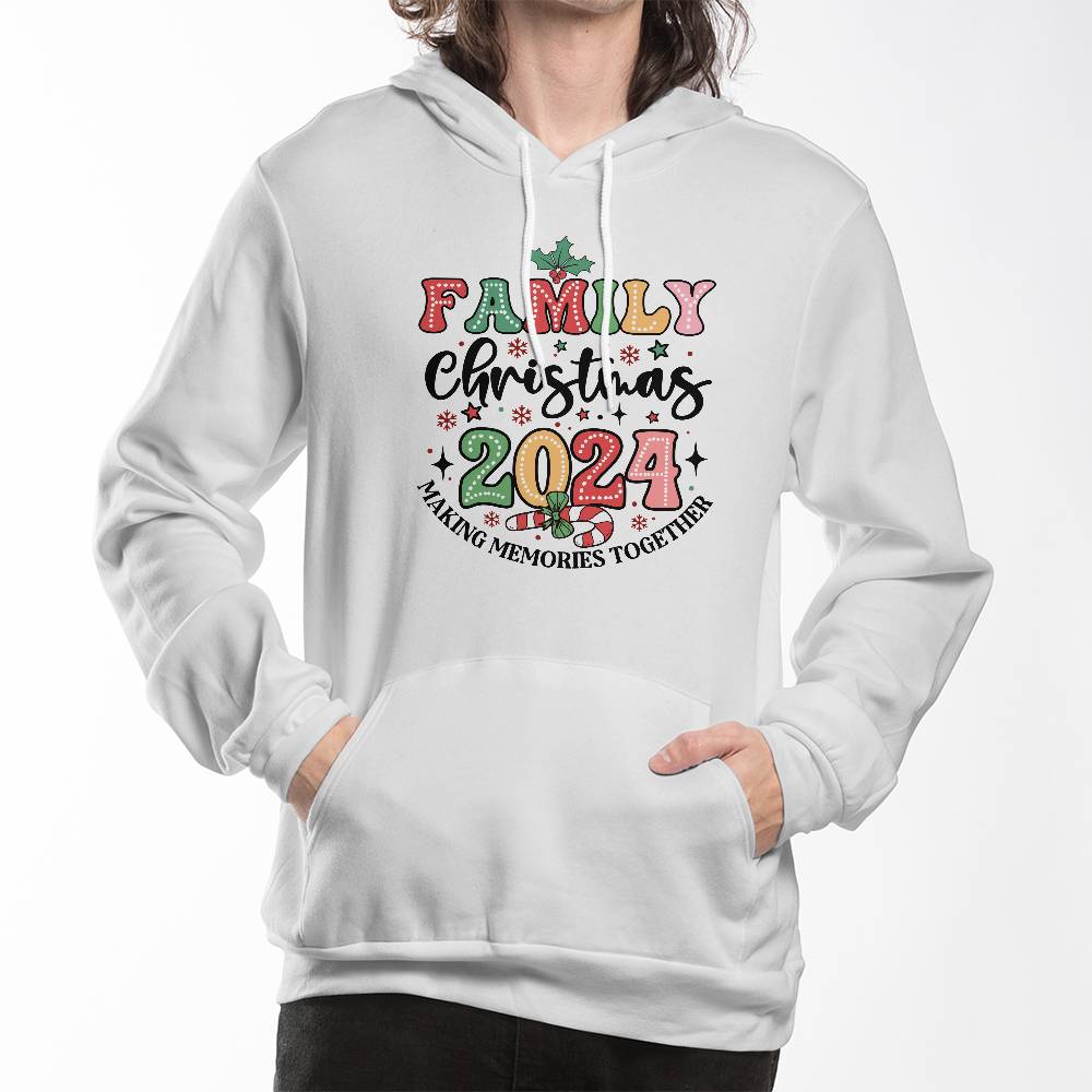 Family christmas 2024 Bella + Canvas 3719 Unisex Pullover Hoodie Front Print