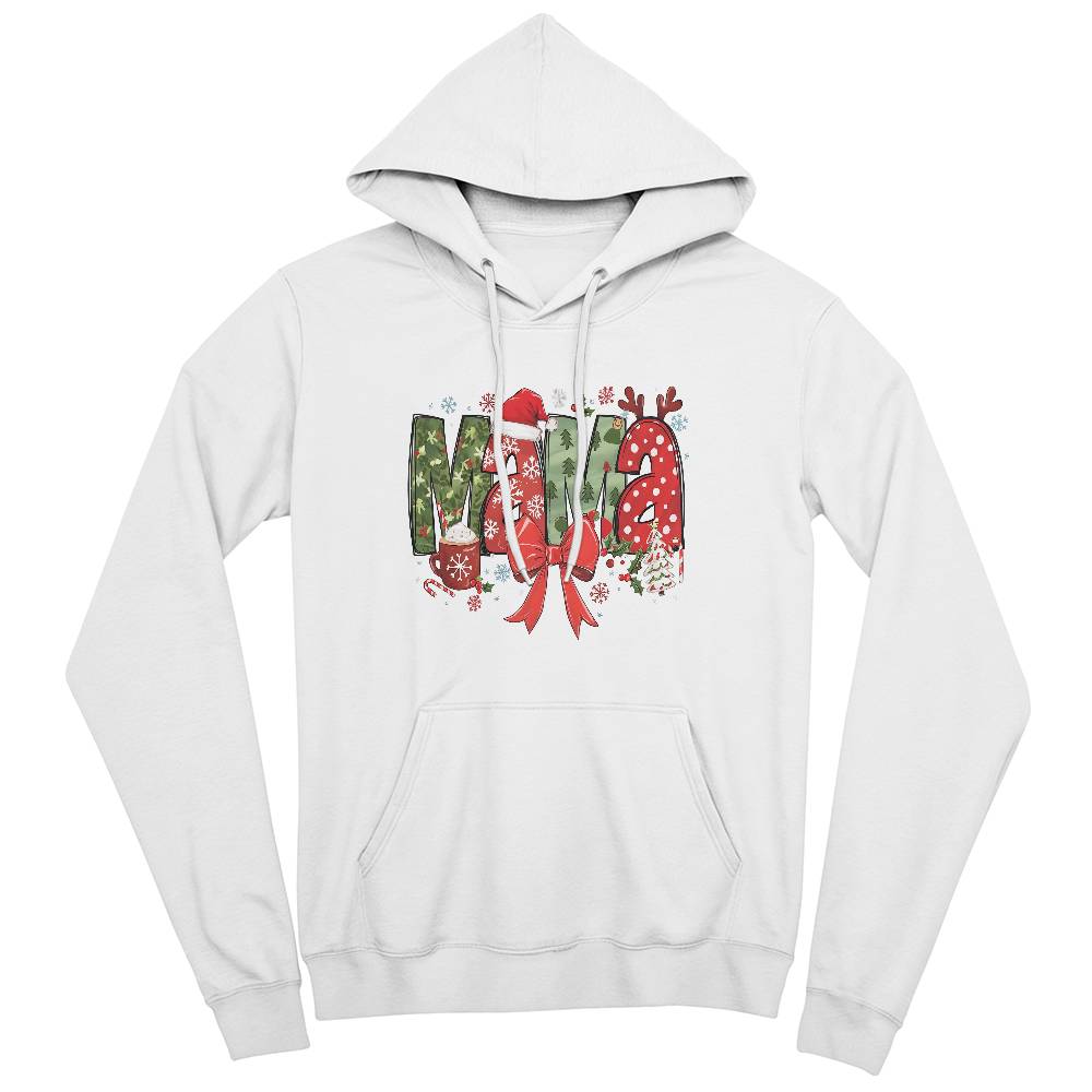 MAMA Bella + Canvas 3719 Unisex Pullover Hoodie Front Print