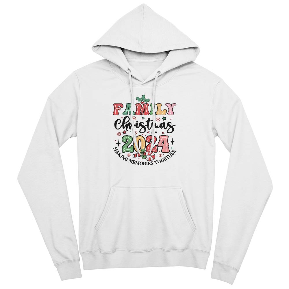 Family christmas 2024 Bella + Canvas 3719 Unisex Pullover Hoodie Front Print