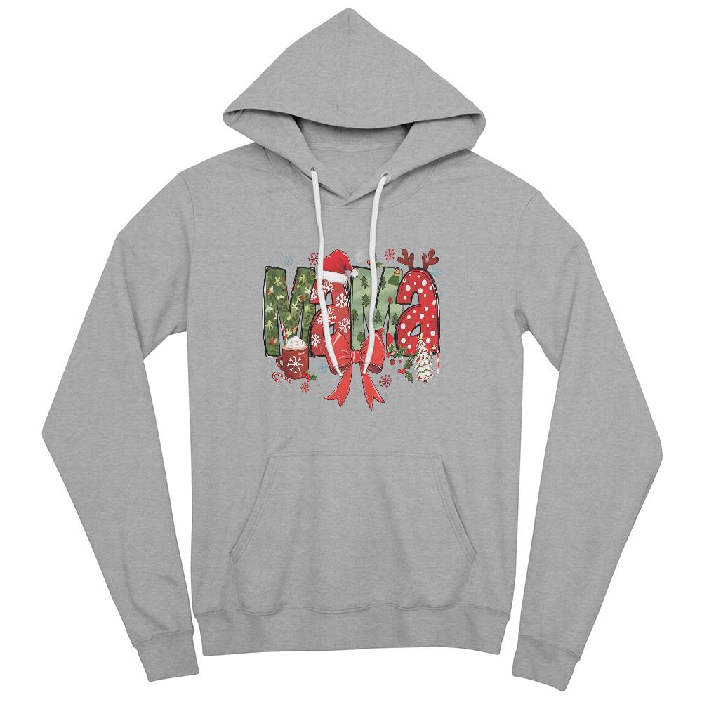 MAMA Bella + Canvas 3719 Unisex Pullover Hoodie Front Print