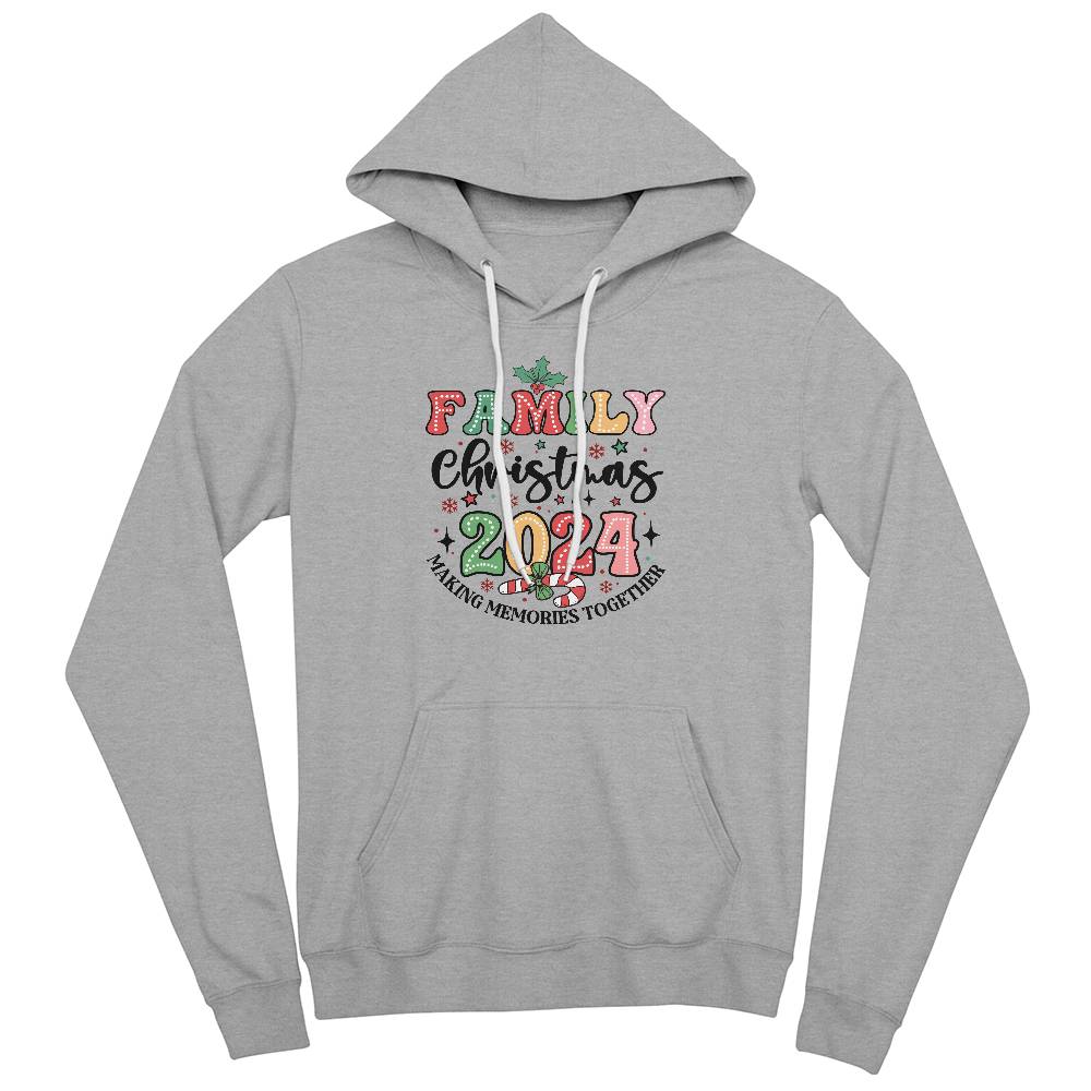 Family christmas 2024 Bella + Canvas 3719 Unisex Pullover Hoodie Front Print