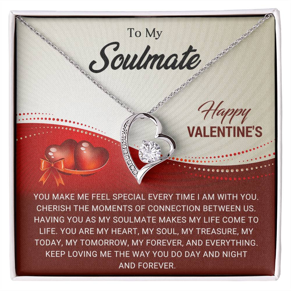 To My Soulmate - Valentine's Day Gift - Forever Love Necklace