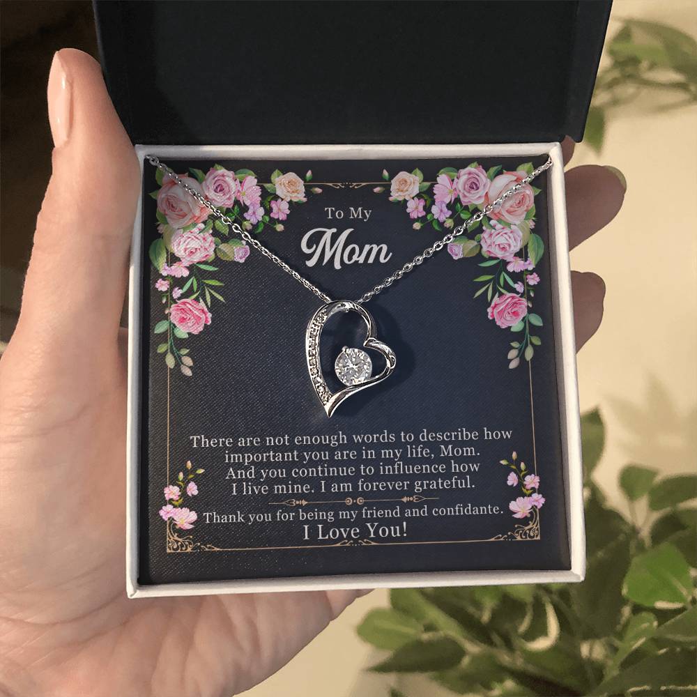 To My Mom - Forever Love Necklace