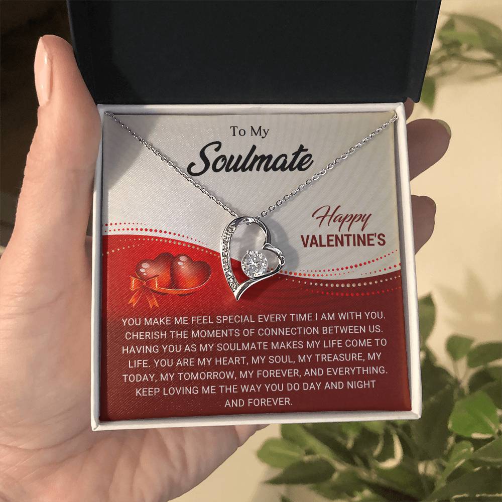 To My Soulmate - Valentine's Day Gift - Forever Love Necklace