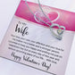 To My Wife - Valentine's Day Gift - Forever Love Necklace