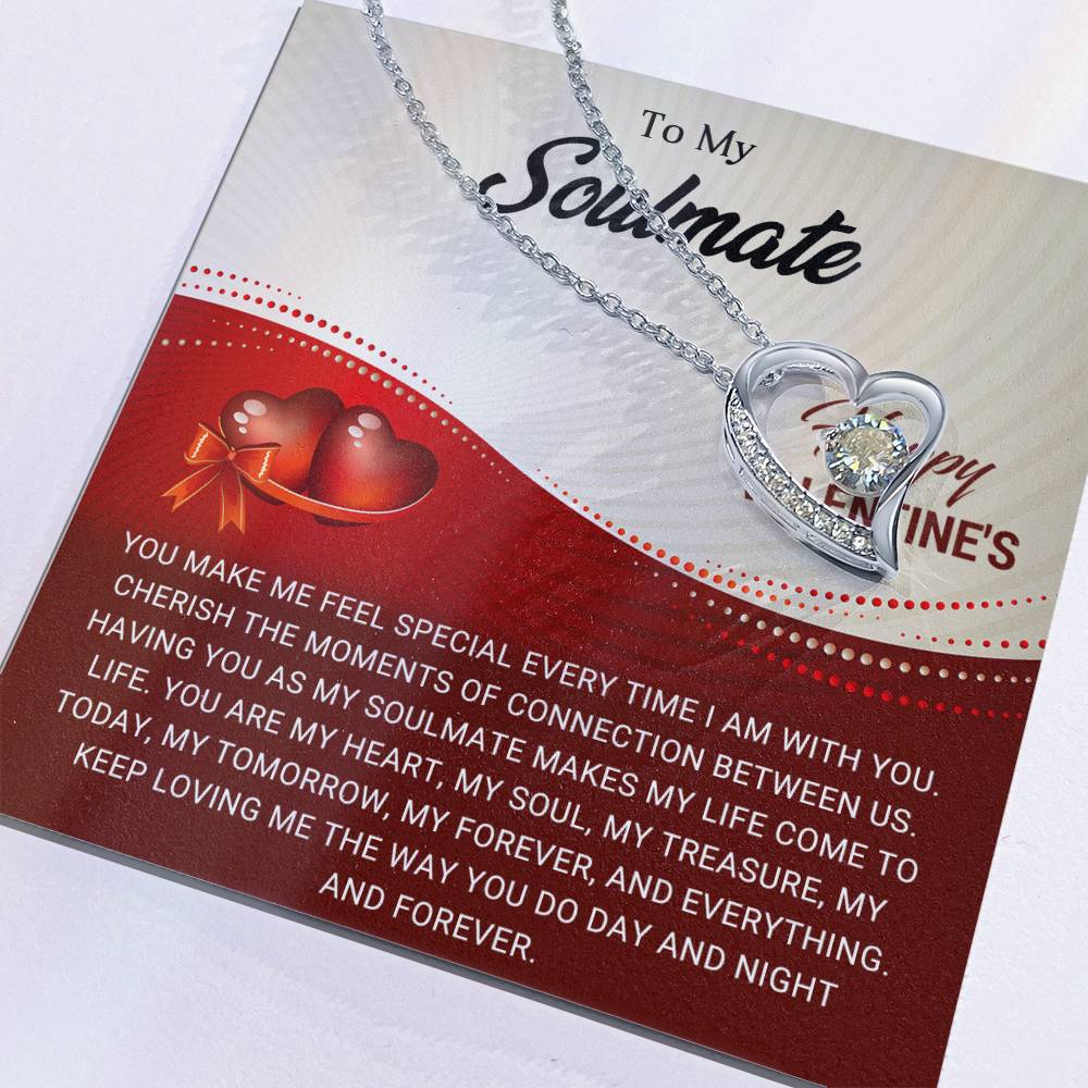 To My Soulmate - Valentine's Day Gift - Forever Love Necklace