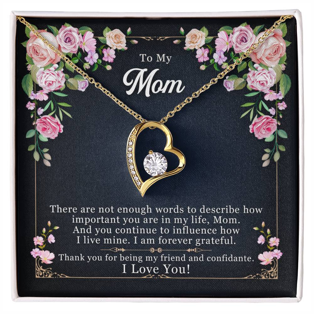 To My Mom - Forever Love Necklace