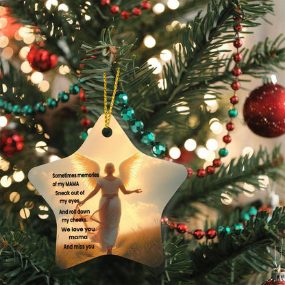 Mom  memorial christmas ornament