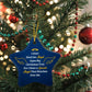 Angel  High Gloss Star Ornament