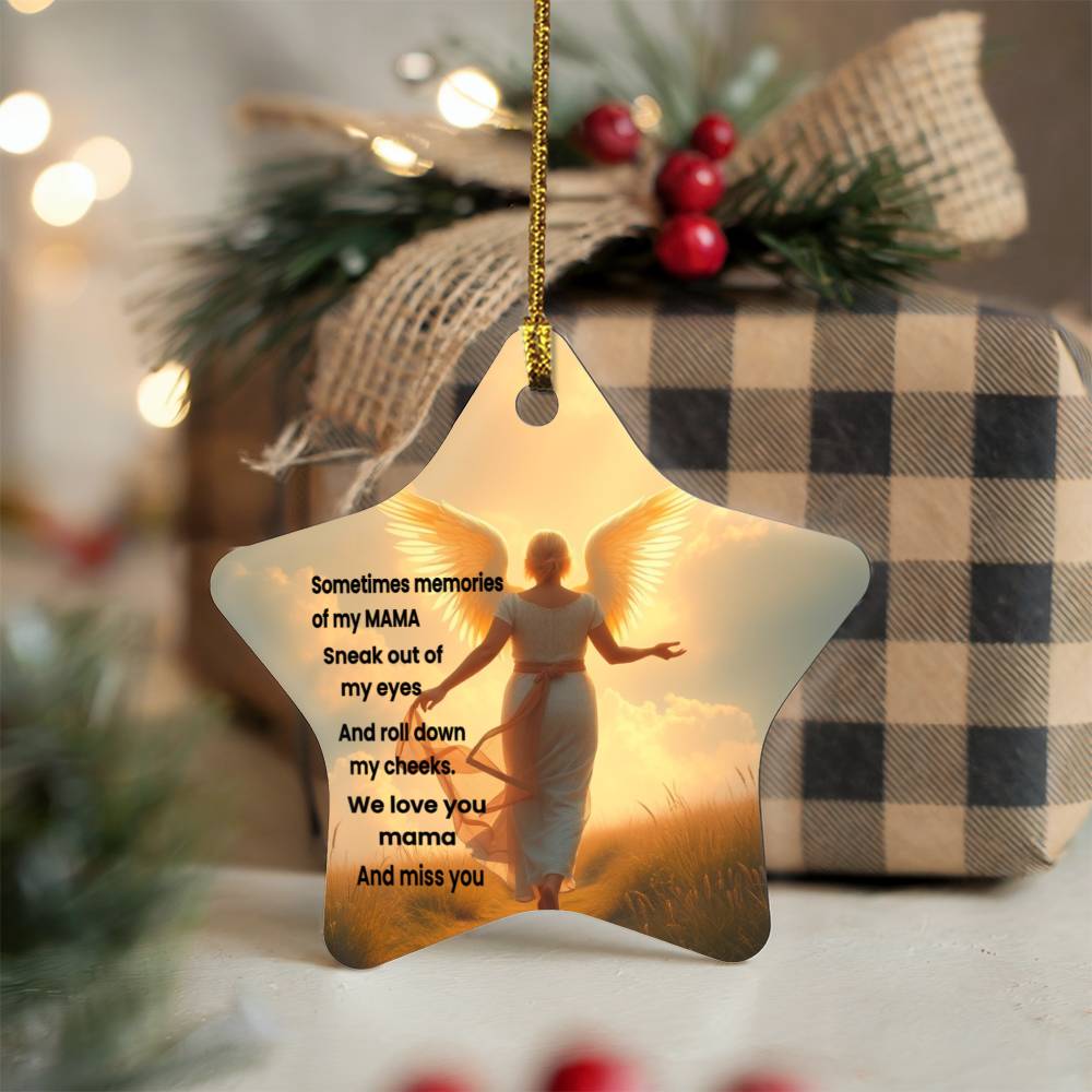 Mom  memorial christmas ornament