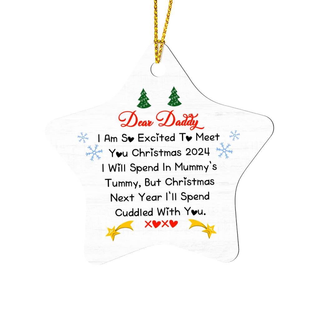 christmas baby ornament