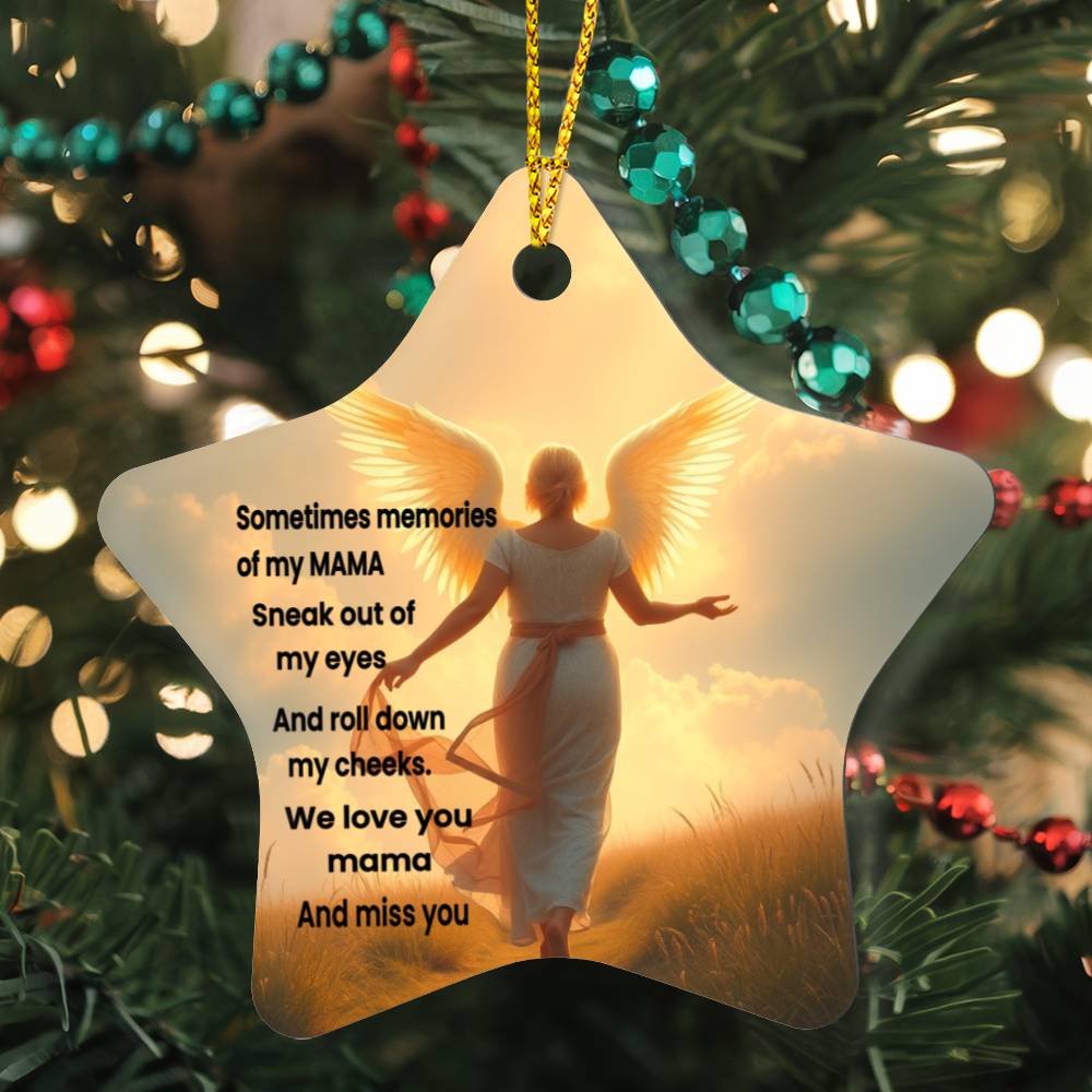 Mom  memorial christmas ornament