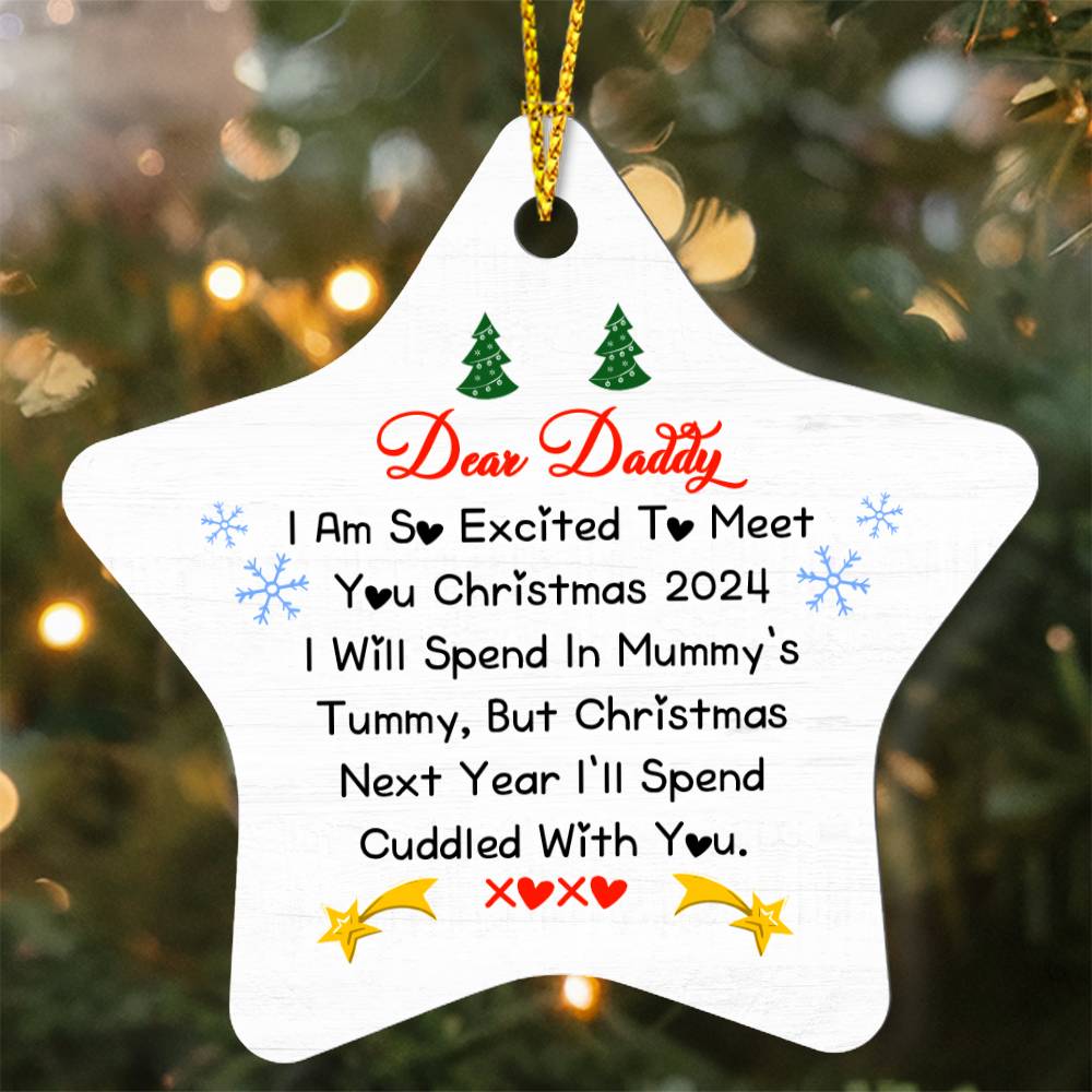 christmas baby ornament