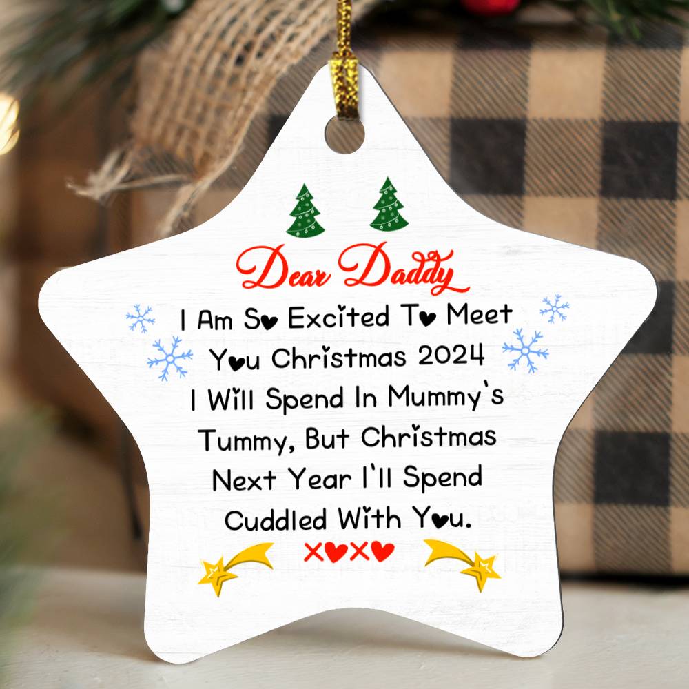 christmas baby ornament