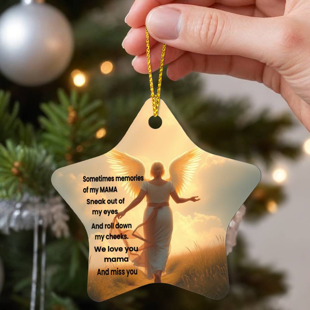 Mom  memorial christmas ornament