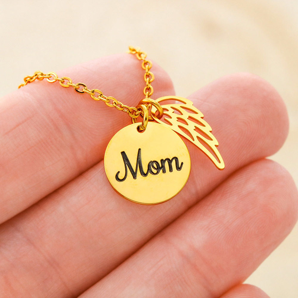 Mom angel  memories Necklace